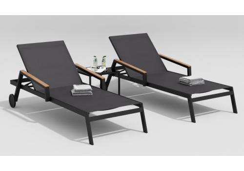  Согно серый, алюминий / текстилен / тик, фото 1 