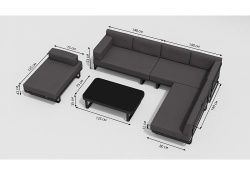  Hacienda антрацит, алюминий / стекло, фото 10 