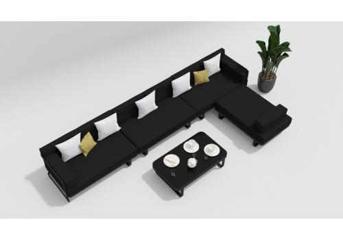  Hacienda черная, алюминий / стекло, фото 3 