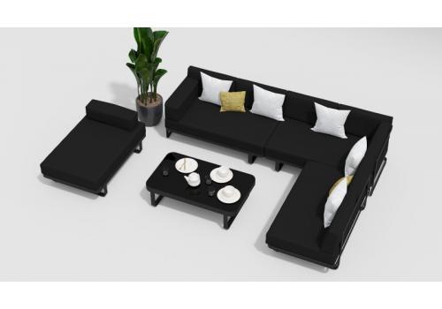  Hacienda черная, алюминий / стекло, фото 4 