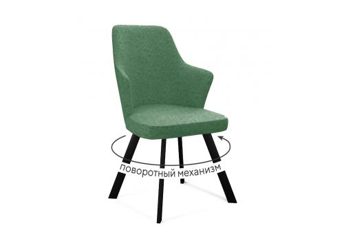  Стул DikLine 235 поворотный, NS Pine зеленый, ножки черные, фото 1 