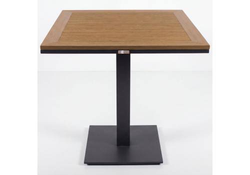  Стол обеденный МИРРА алюминий, поливуд 80х80 см (1 ножка), фото 2 