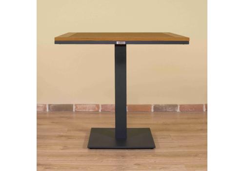  Стол обеденный МИРРА алюминий, поливуд 80х80 см (1 ножка), фото 4 