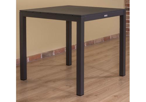  Стол обеденный ДОЛЛА алюминий 80х80 см (4 ножки), фото 7 