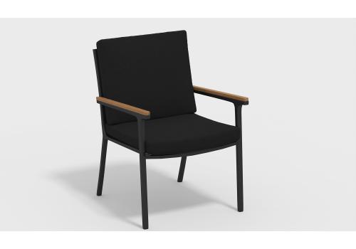  Белла 180 черная, алюминий / тик, фото 6 