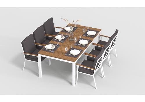  Белла 200 антрацит, алюминий / тик, фото 3 