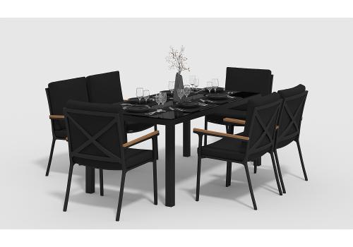  Калма 180 черная, алюминий / стекло, фото 1 