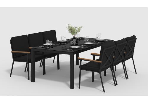  Калма 200 черная, алюминий / стекло, фото 1 