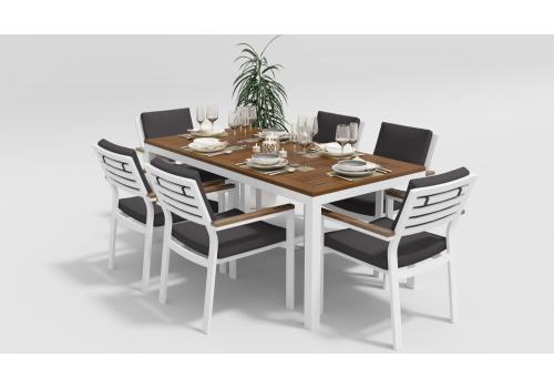  Белла 180 антрацит, алюминий / тик, фото 1 