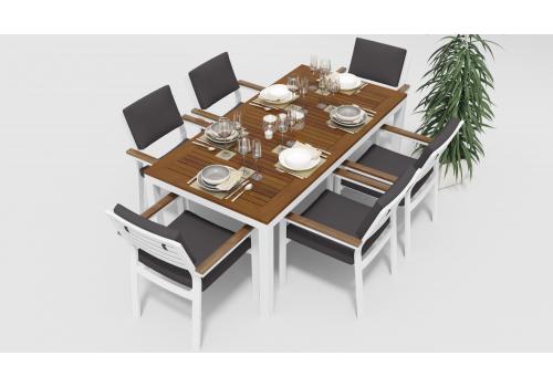  Белла 180 антрацит, алюминий / тик, фото 2 