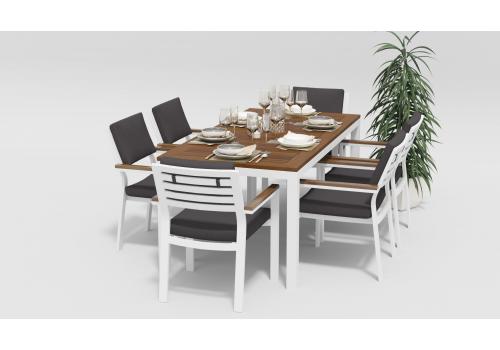  Белла 180 антрацит, алюминий / тик, фото 3 