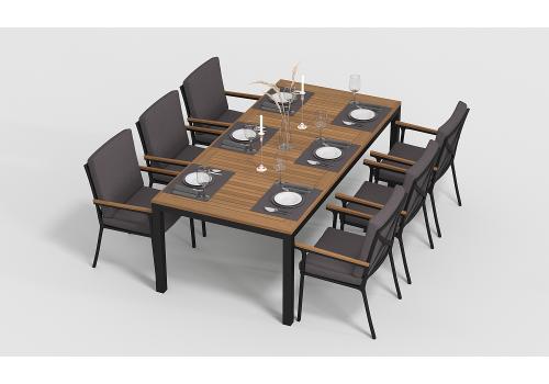  Калма С антрацит, алюминий / тик, фото 6 