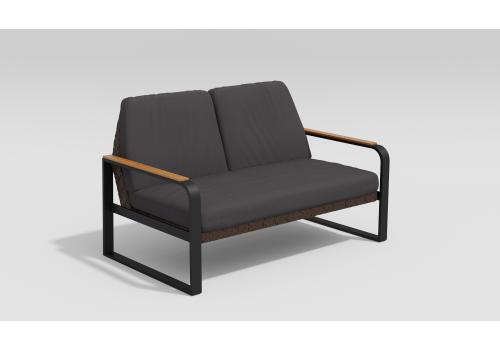  Белла антрацит, алюминий / ротанг / тик - 15%, фото 6 