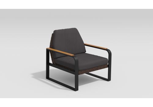  Белла антрацит, алюминий / ротанг / тик - 15%, фото 7 