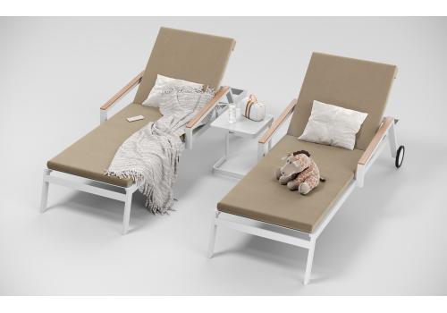  PatioSogno бежевый, алюминий / тик, фото 1 