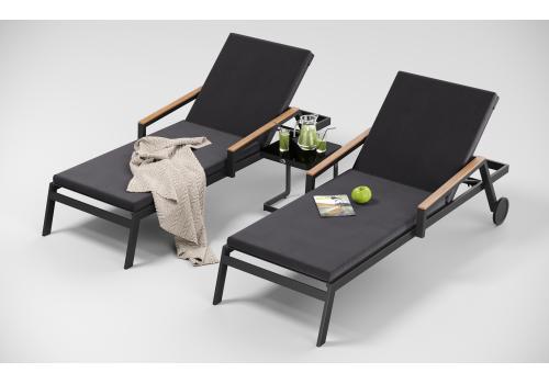  PatioSogno антрацит, алюминий / тик, фото 1 