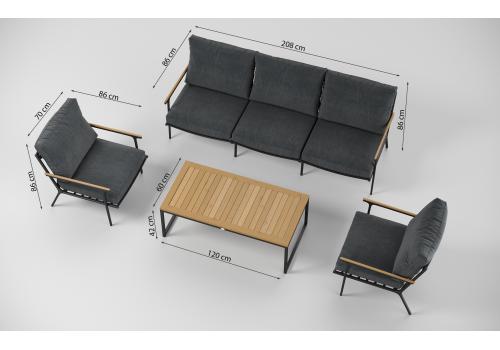  Калма серая, алюминий / тик - 15%, фото 14 