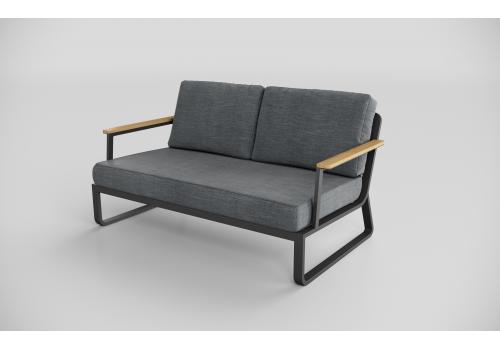  Voglie серая, алюминий / тик / стекло, фото 9 