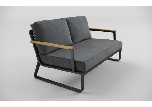  Voglie серая, алюминий / тик / стекло, фото 10 