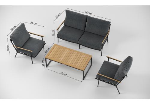  Калма серая, алюминий / тик - 15%, фото 14 