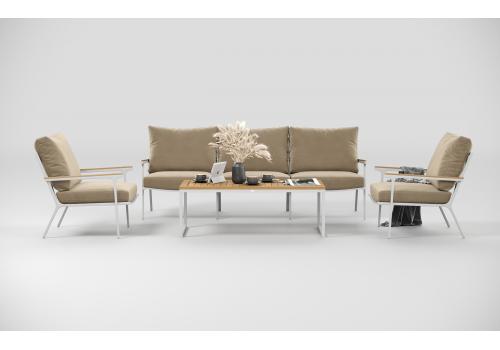  Калма бежевая, алюминий / тик - 15%, фото 3 