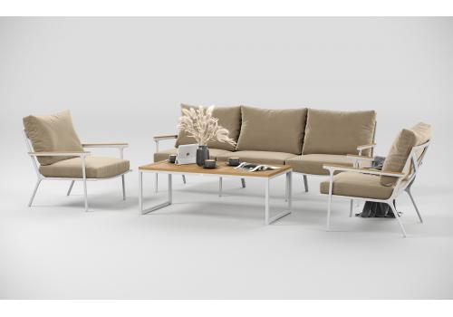  Калма бежевая, алюминий / тик - 15%, фото 4 