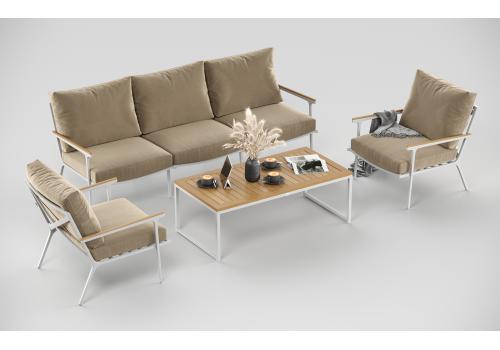  Калма бежевая, алюминий / тик - 15%, фото 5 