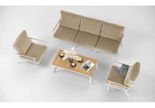  Калма бежевая, алюминий / тик - 15%, фото 6 