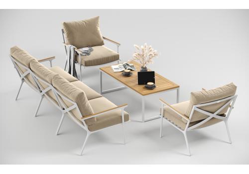  Калма бежевая, алюминий / тик - 15%, фото 7 