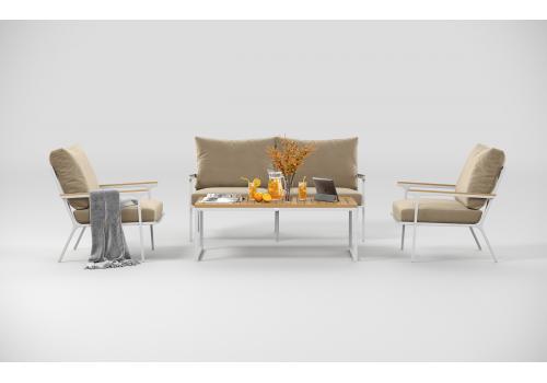  Калма бежевая, алюминий / тик - 15%, фото 3 