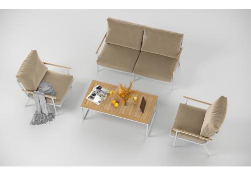  Калма бежевая, алюминий / тик - 15%, фото 6 