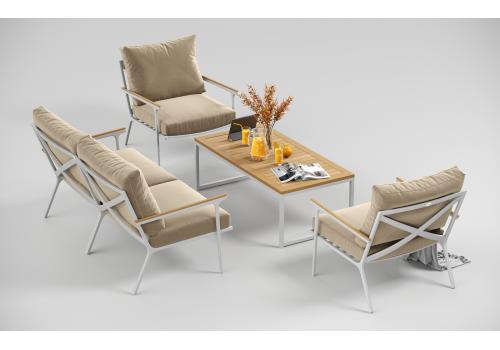  Калма бежевая, алюминий / тик - 15%, фото 7 