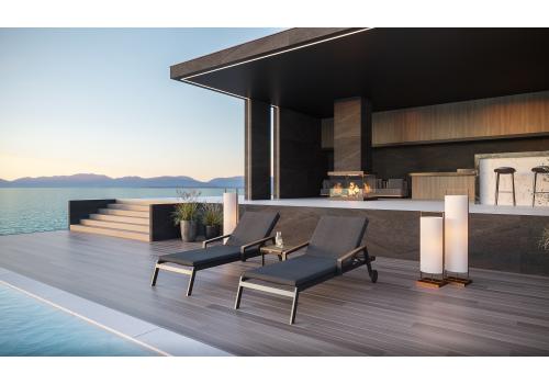  PatioSogno серый, алюминий / тик, фото 2 