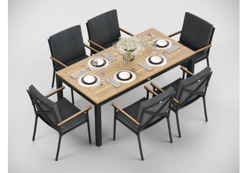  Patio Bella 180 карбон, алюминий / тик, фото 4 