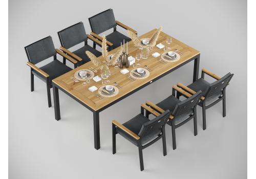  Patio Bella 220 карбон, алюминий / тик, фото 4 