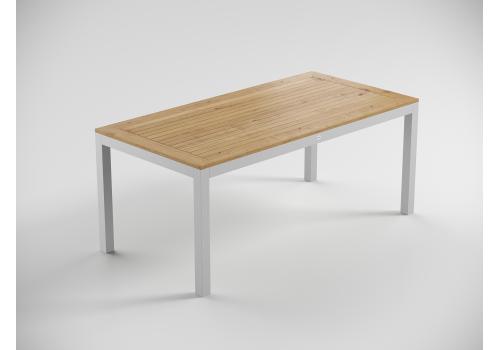  Patio Bella 180 белый, алюминий / тик, фото 1 