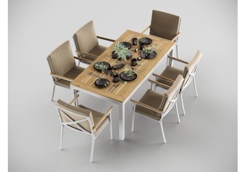  Patio Bella 180 бежевая, алюминий / тик, фото 3 