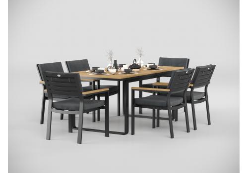  Voglie 180 серая, алюминий / тик, фото 3 