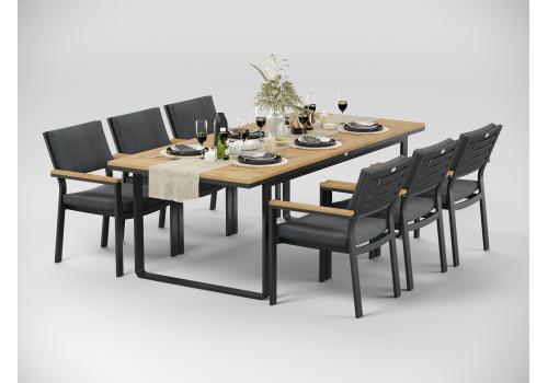  Voglie 220 серая, алюминий / тик, фото 3 