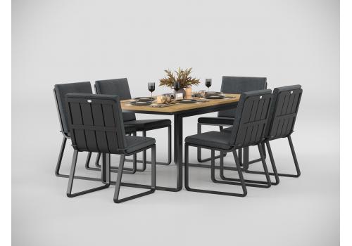  Voglie 180 серая, алюминий / тик, фото 3 