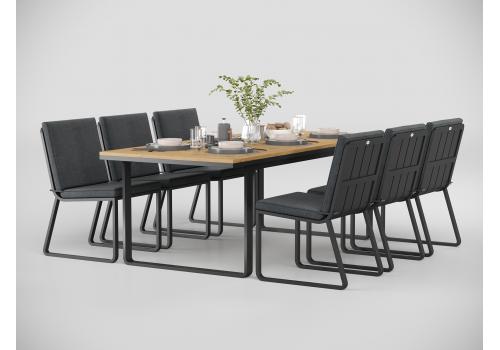  Voglie 220 серая, алюминий / тик, фото 3 