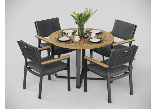  Patio Primavera  100 серая, алюминий / тик, фото 1 