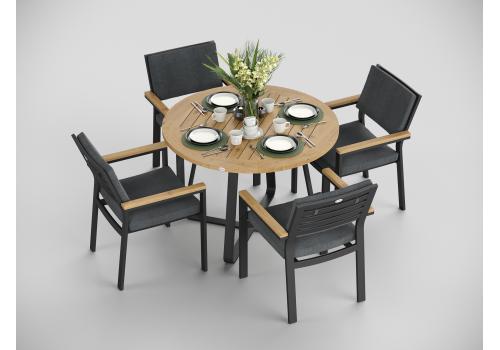  Patio Primavera  100 серая, алюминий / тик, фото 3 