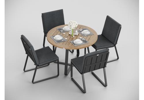  Patio Primavera 100 серая, алюминий / тик, фото 2 