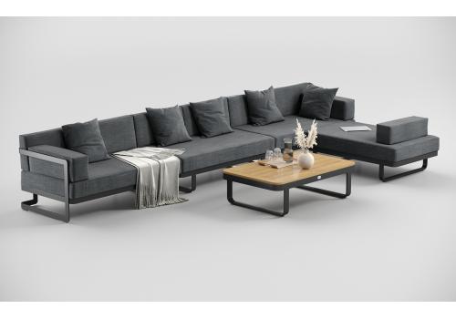  Hacienda серая, алюминий / тик, фото 4 