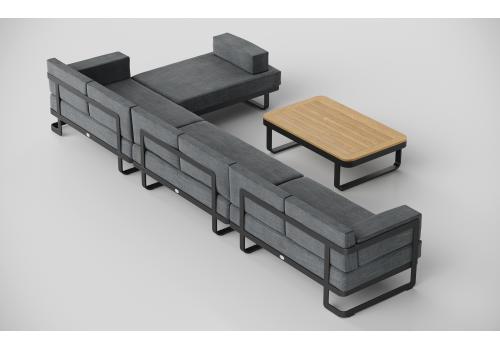  Hacienda серая, алюминий / тик, фото 5 