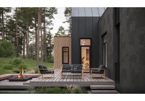  Элеганте серая, тик / алюминий -15%, фото 1 