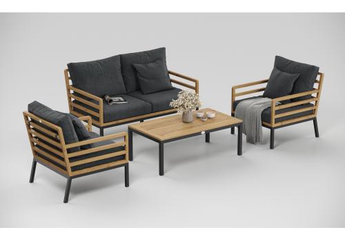  Patio Calma серая, тик / алюминий, фото 5 