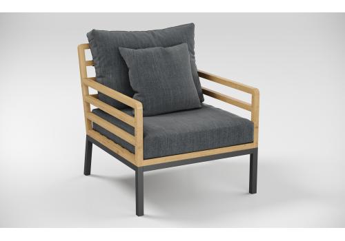  Patio Calma серая, тик / алюминий, фото 13 