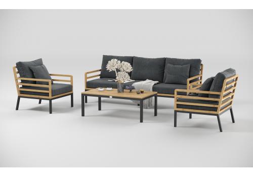  Patio Calma серая, тик / алюминий, фото 4 